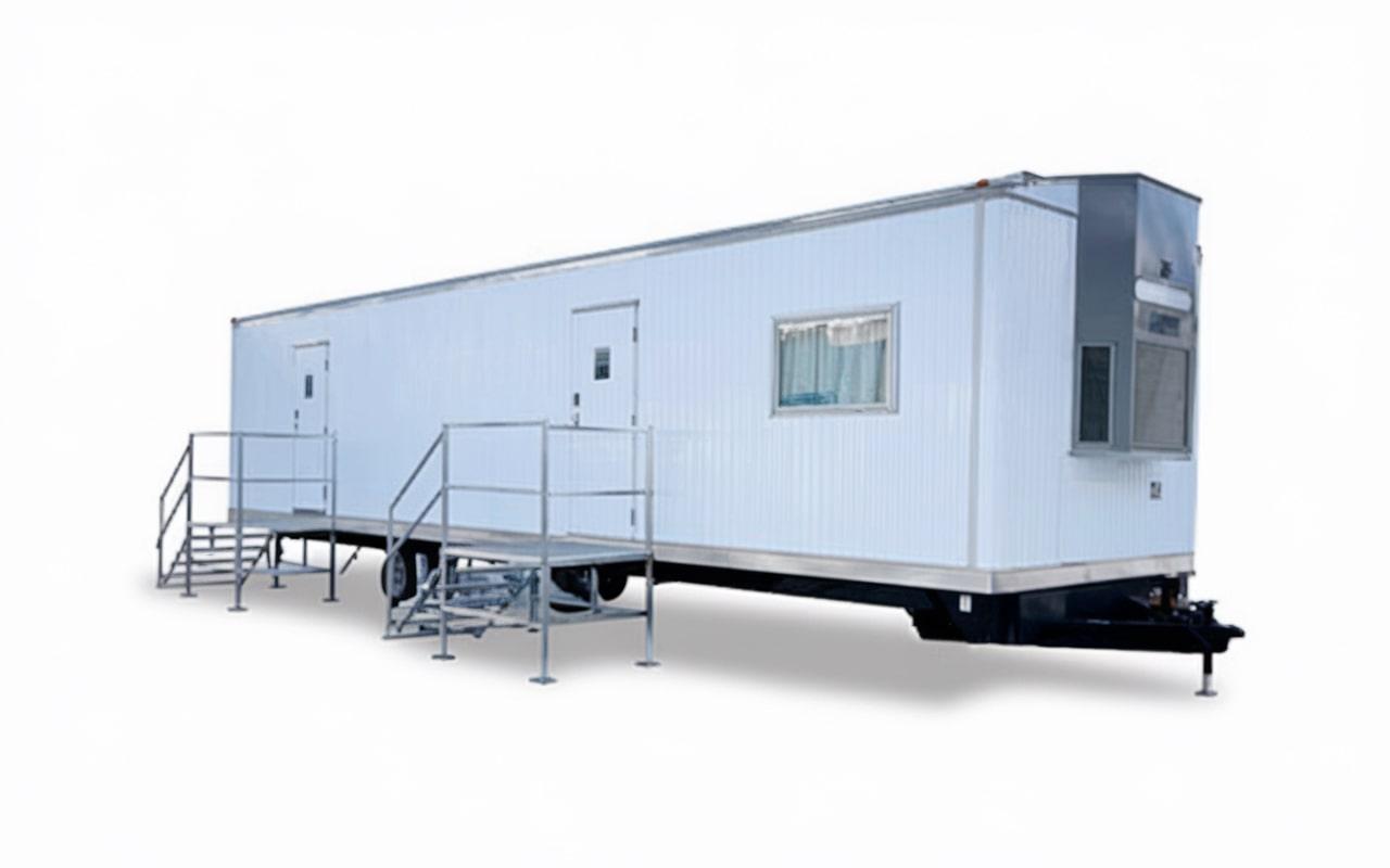 the setup time for office trailers can vary depending on the site and specific requirements